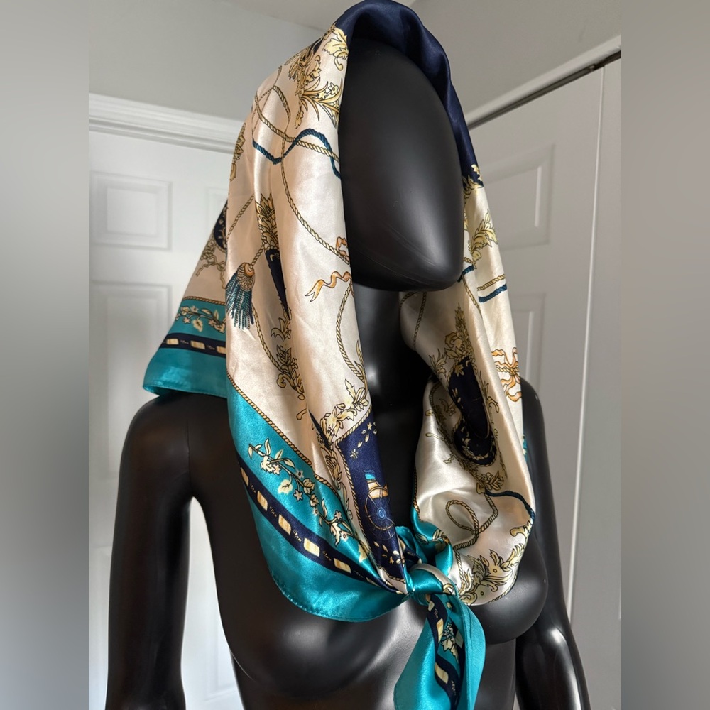Blue Scarf - Picture 2 of 4